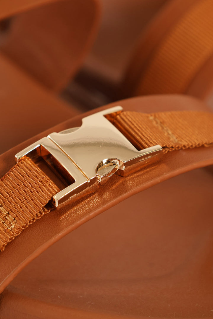 2 Strap Sandal - Tan