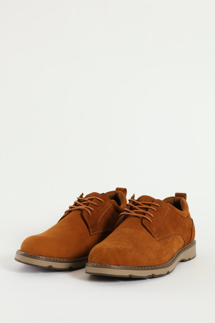 Ronnie Smart Casual Derby Shoe - Tan