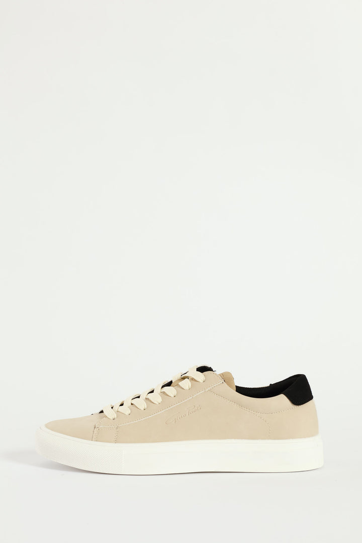 Atlas Plain Lace Up Sneaker - Stone