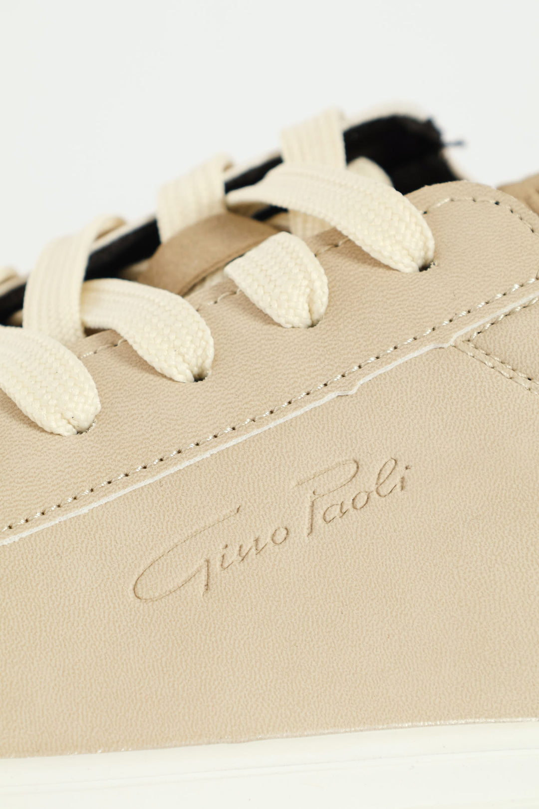 Atlas Plain Lace Up Sneaker - Stone