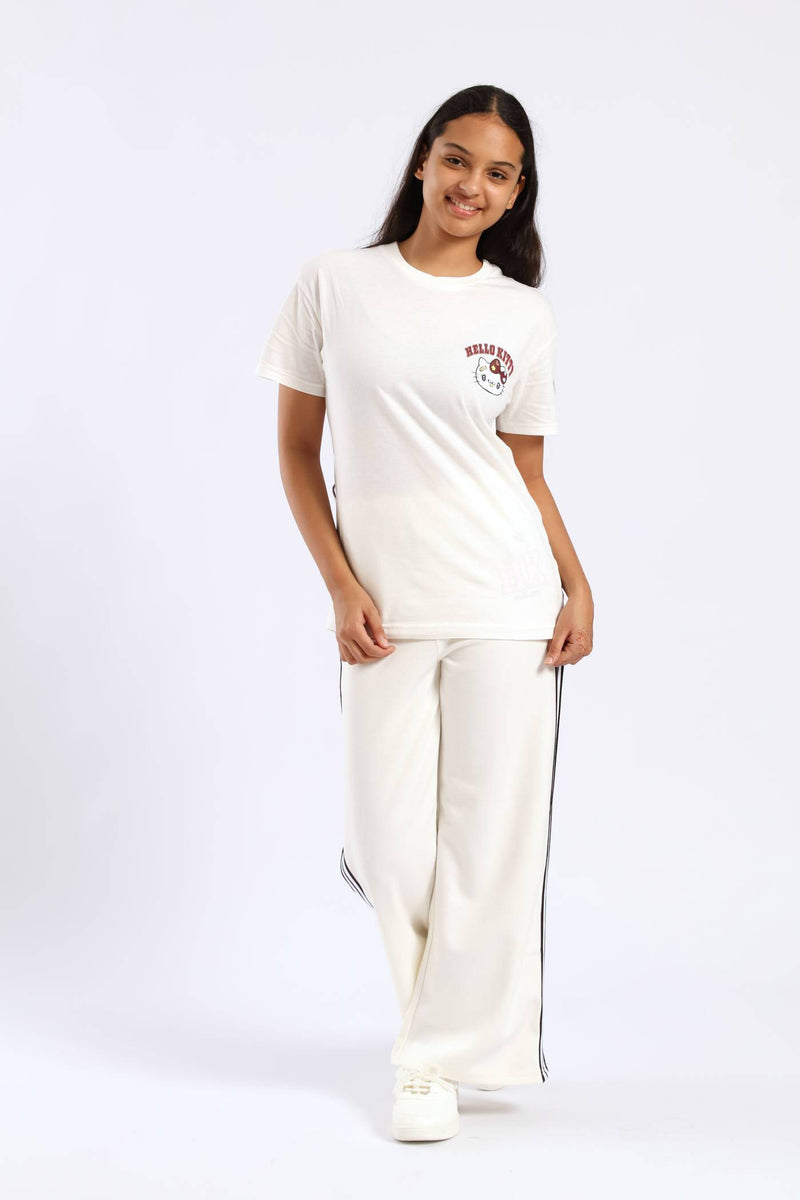 Girls Oversized Tee - Milk