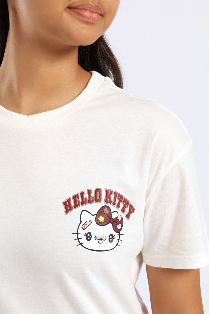 Girls Oversized Tee - Milk