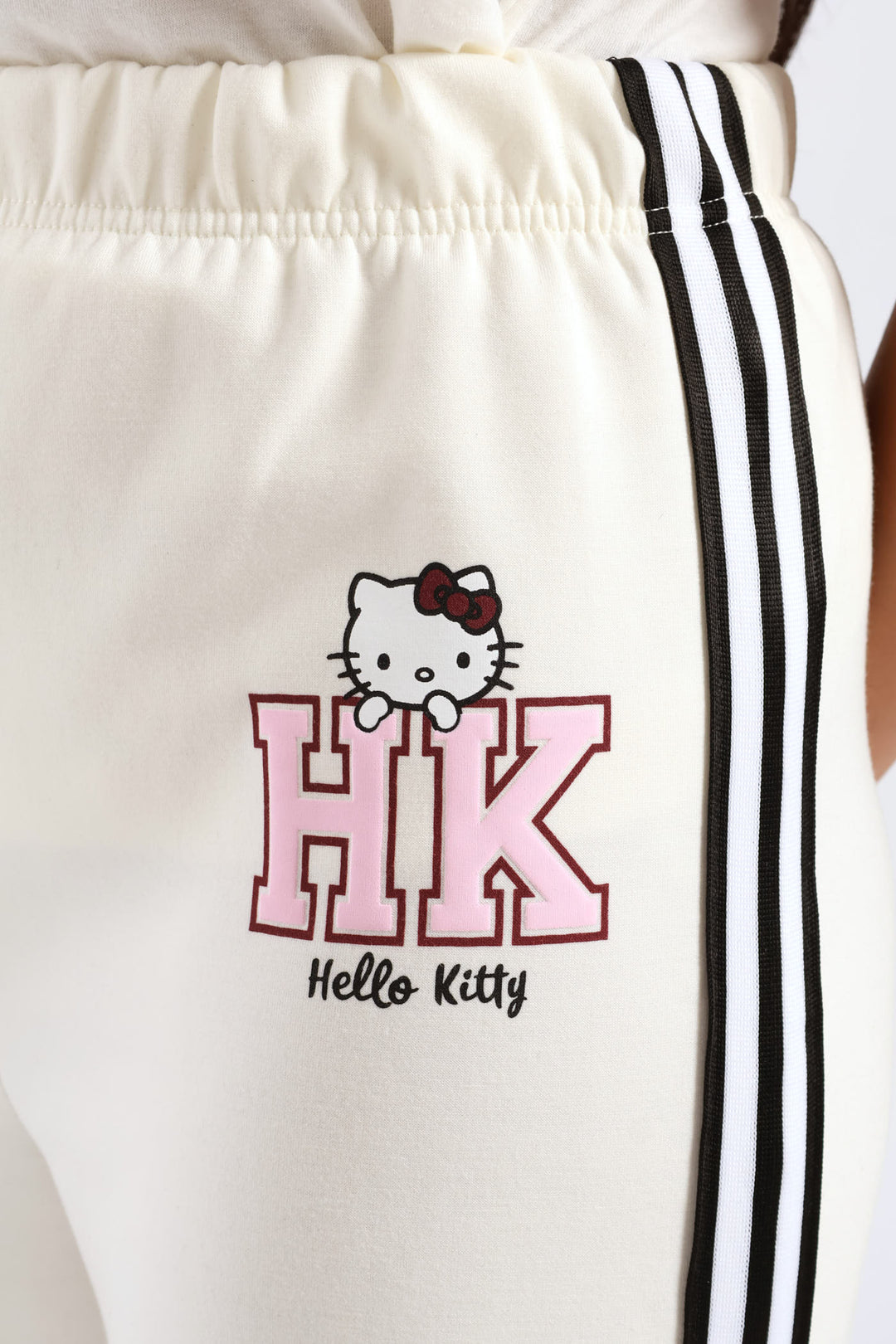 Girls Sport Wide Leg Pants - Milk