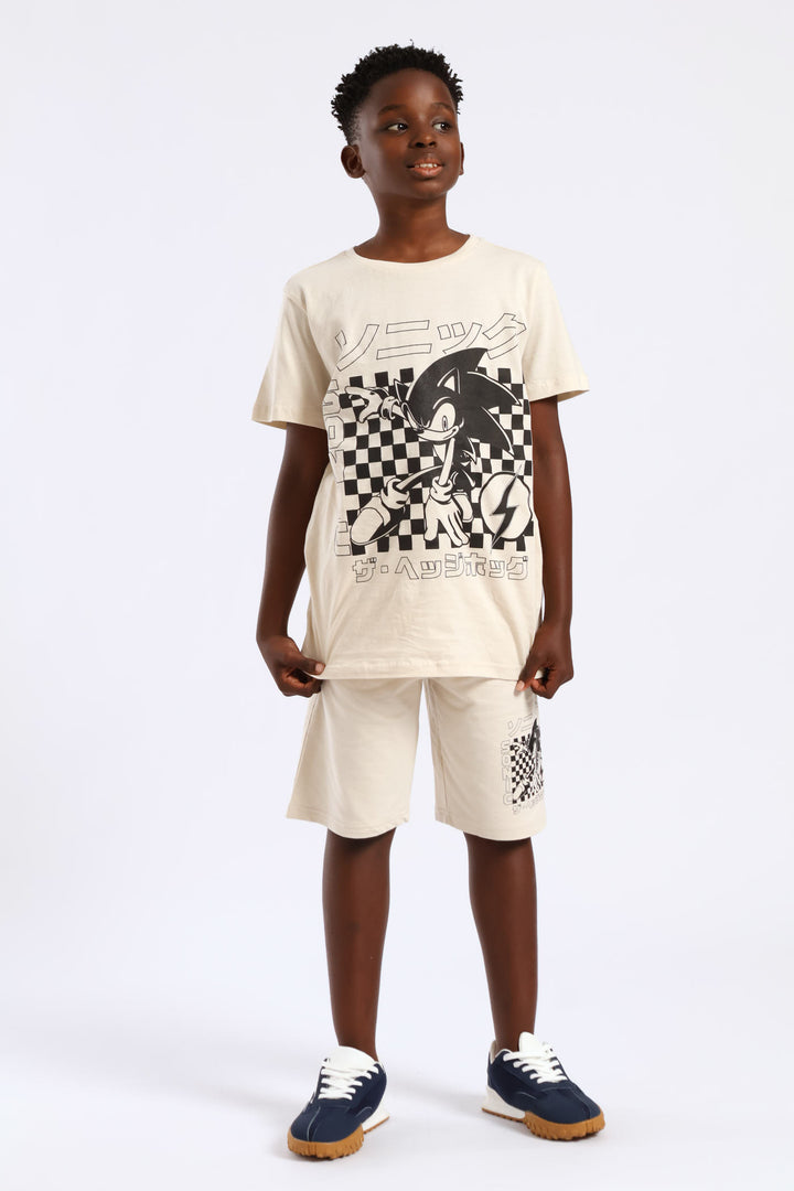 Boys Sonic Short - Stone