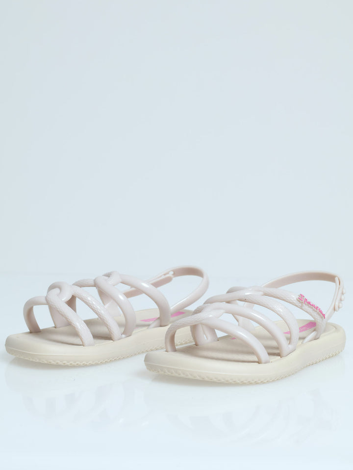 Pre-Girls Multi Strap Sandal - White