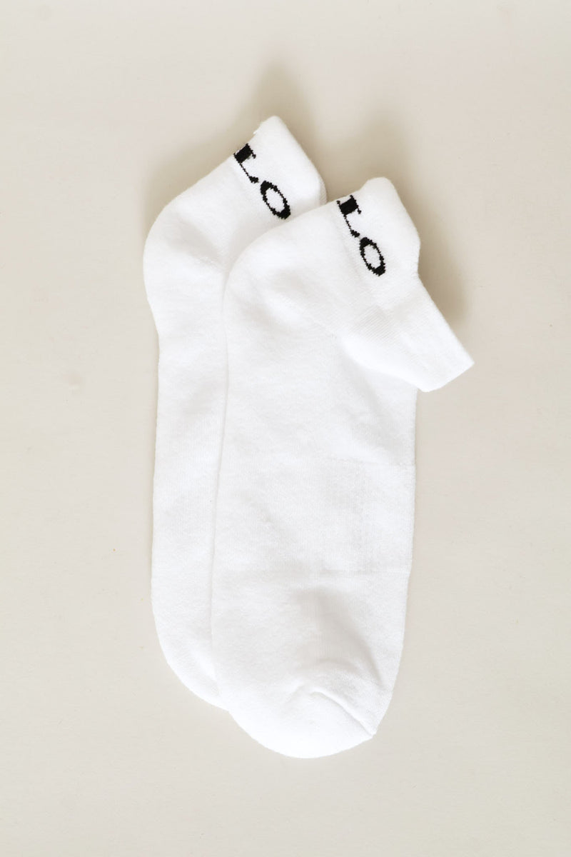 Single Golf Socks - White