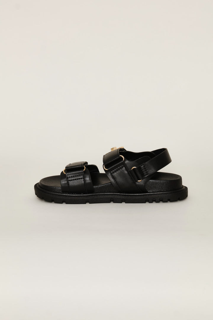 Girls Chunky Sandal - Black