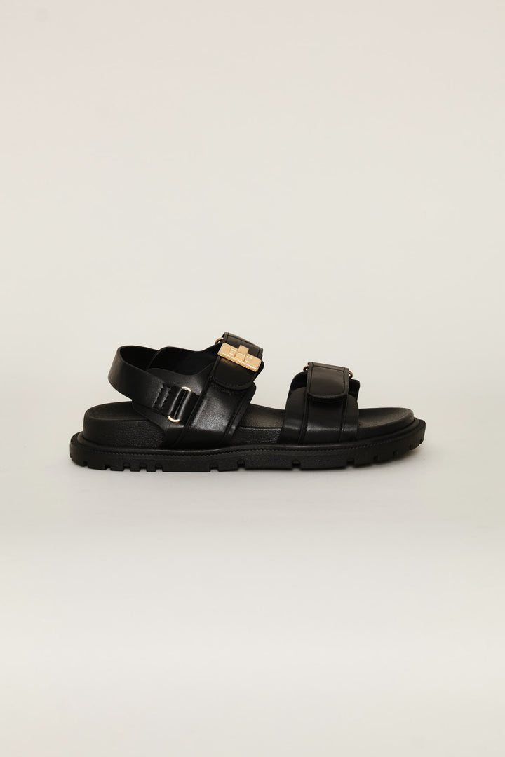 Girls Chunky Sandal - Black