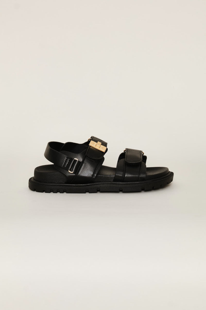 Girls Chunky Sandal - Black