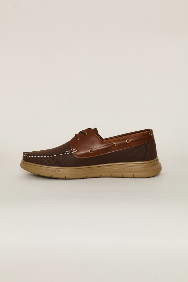 Jefferson Boat Shoe - Coffee