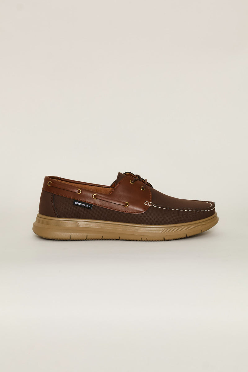 Jefferson Boat Shoe - Coffee
