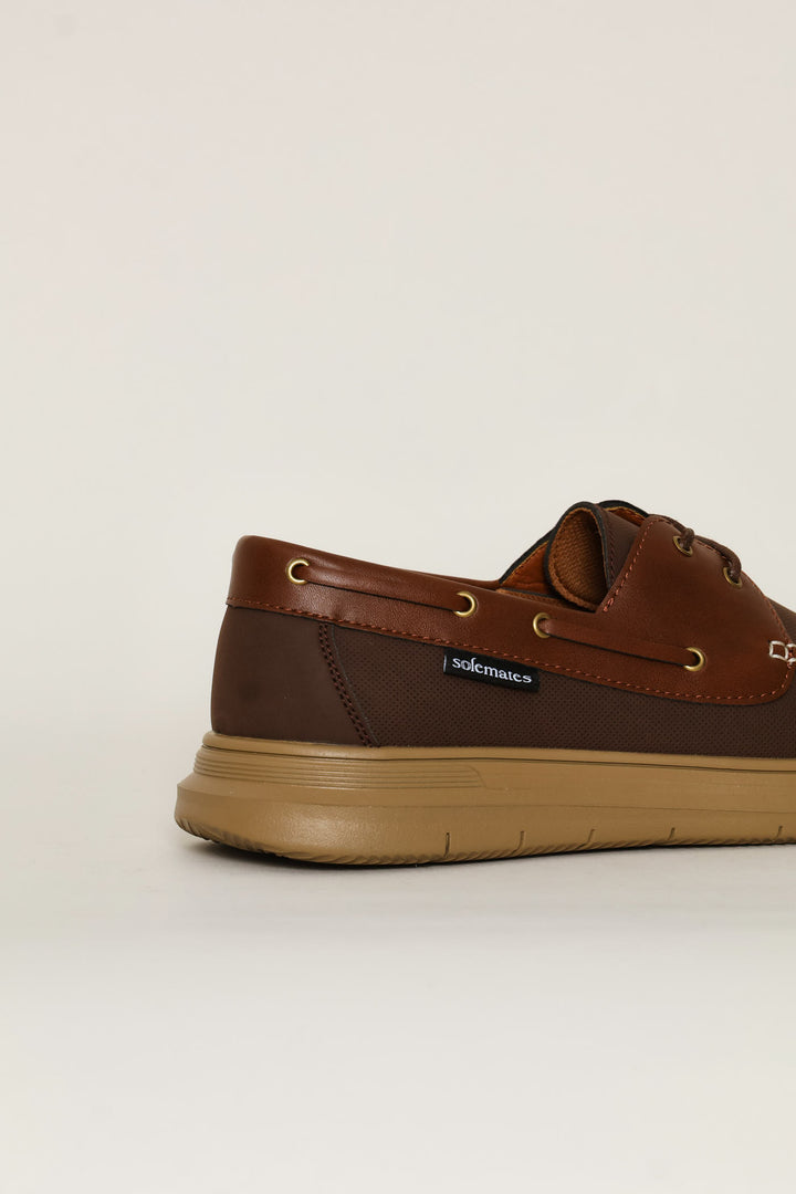 Jefferson Boat Shoe - Coffee