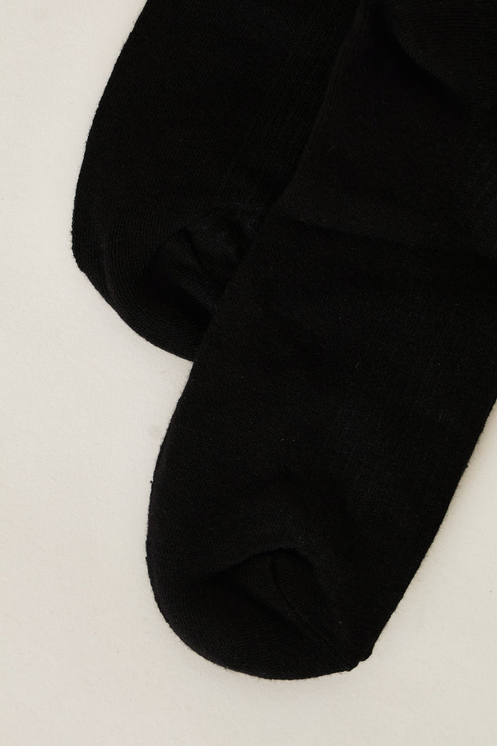 2 Pack Pearl Mid Crew Socks - Black