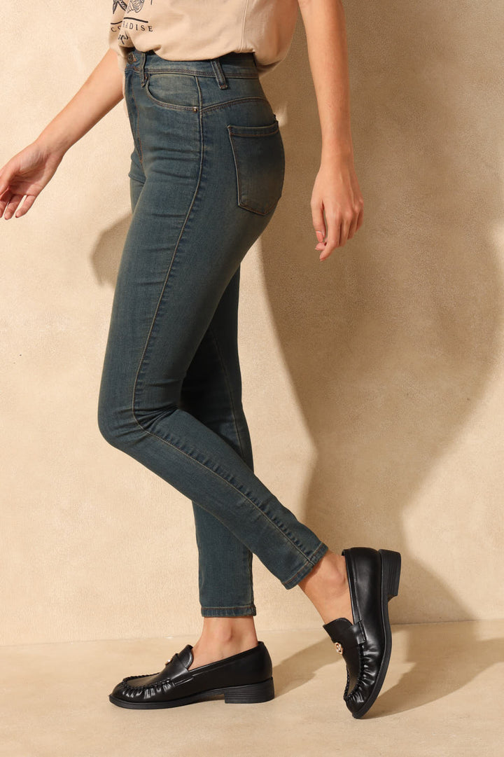 Supersoft Push Up Skinny Denim - Tea Stain