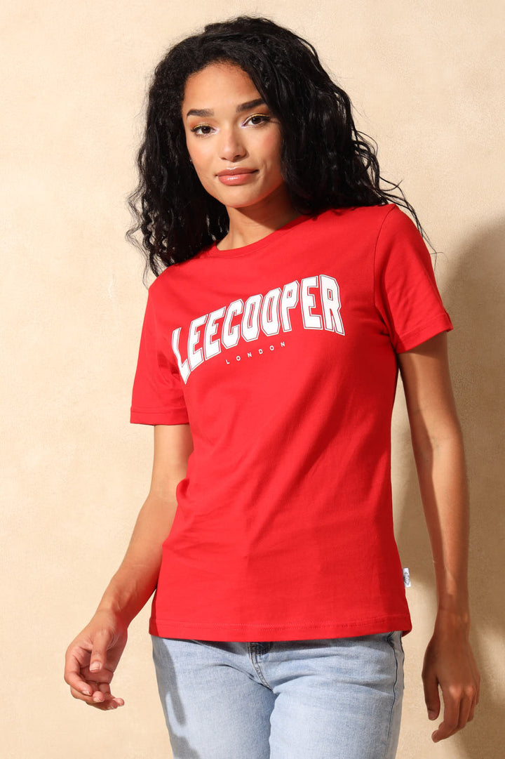 Ladies Slim Fit T-Shirt - Red