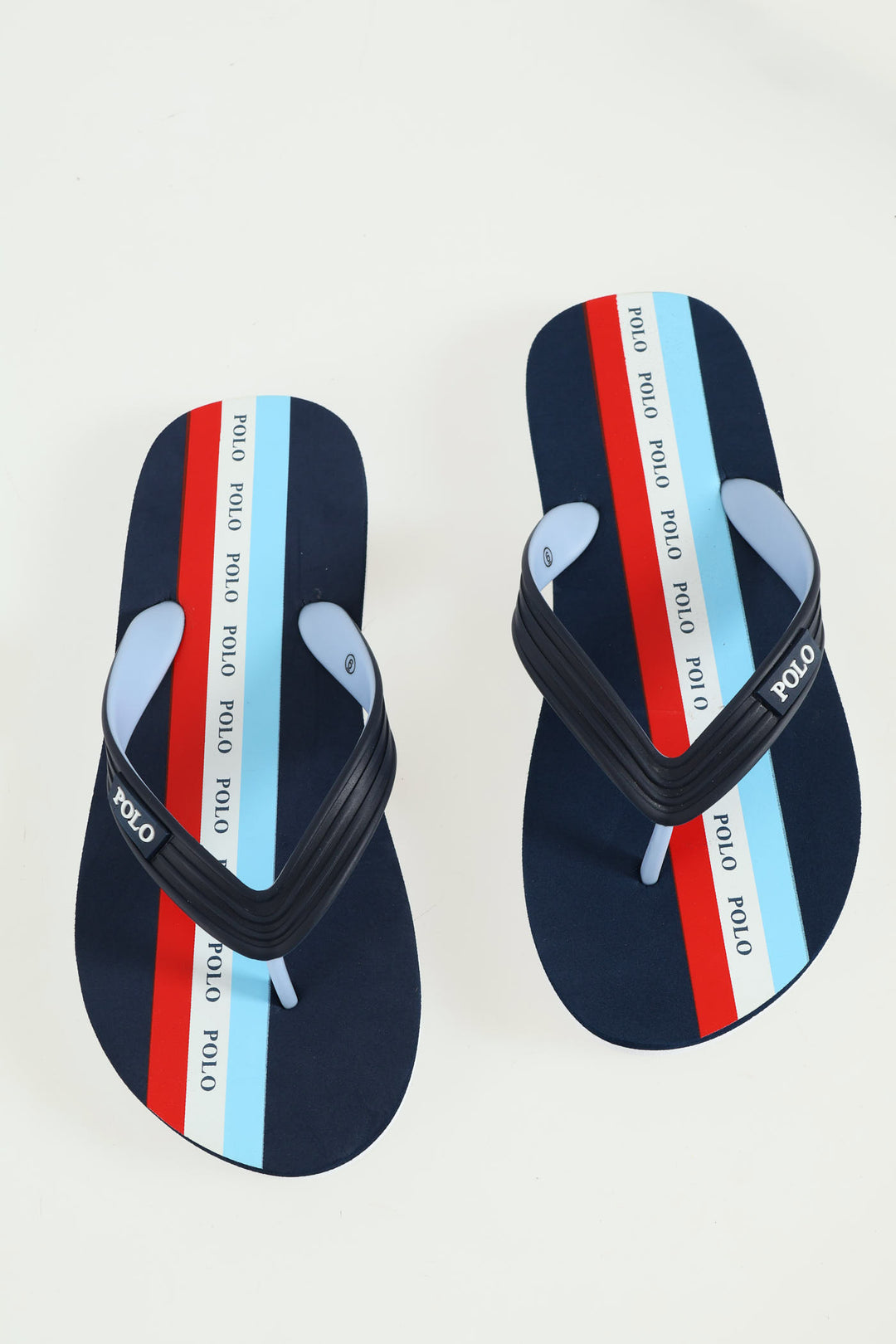 Navy Slippers And Flip Flops Online Shopping Colour Block Stripe