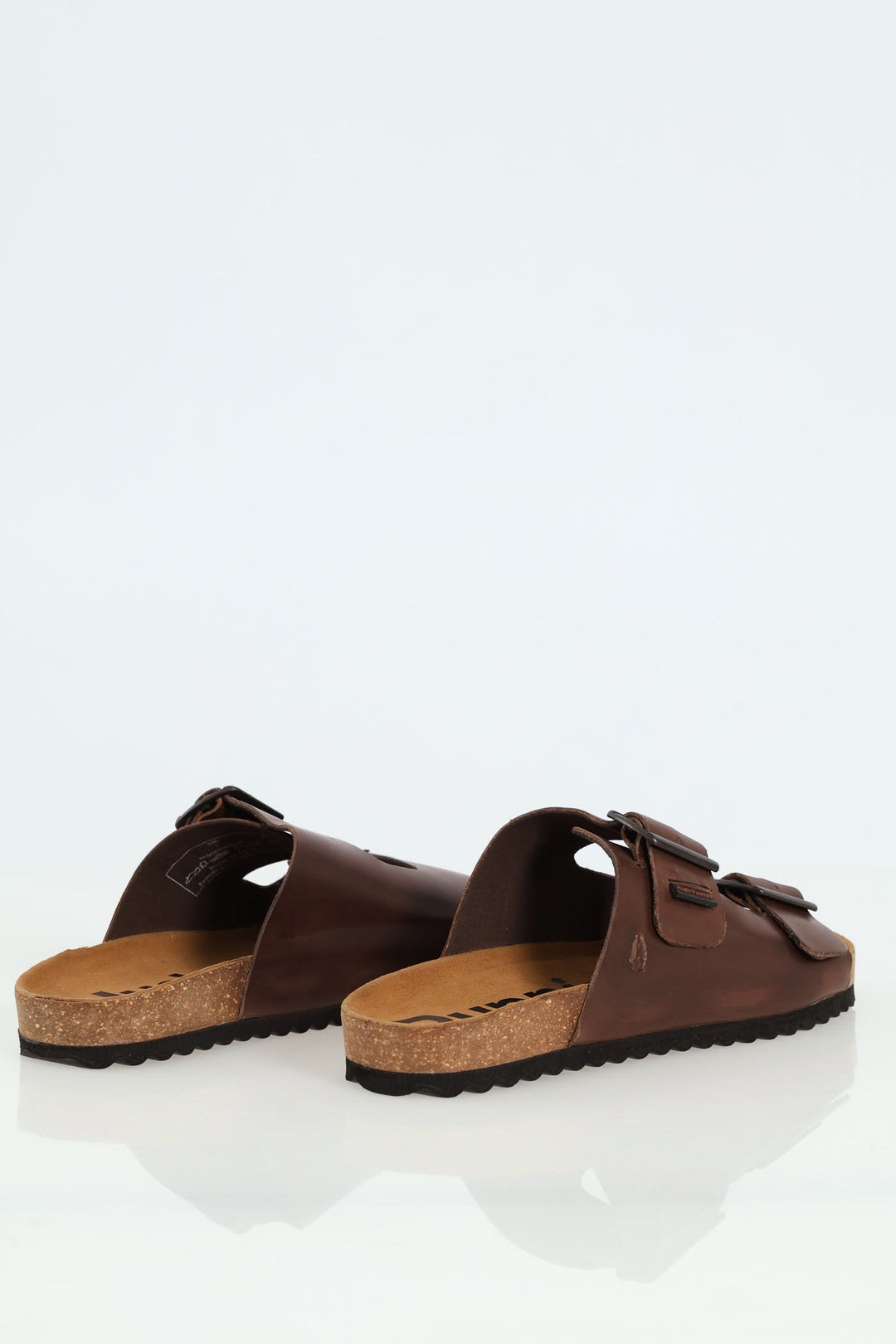 Slammer Double Strap Mule Sandal - Brown