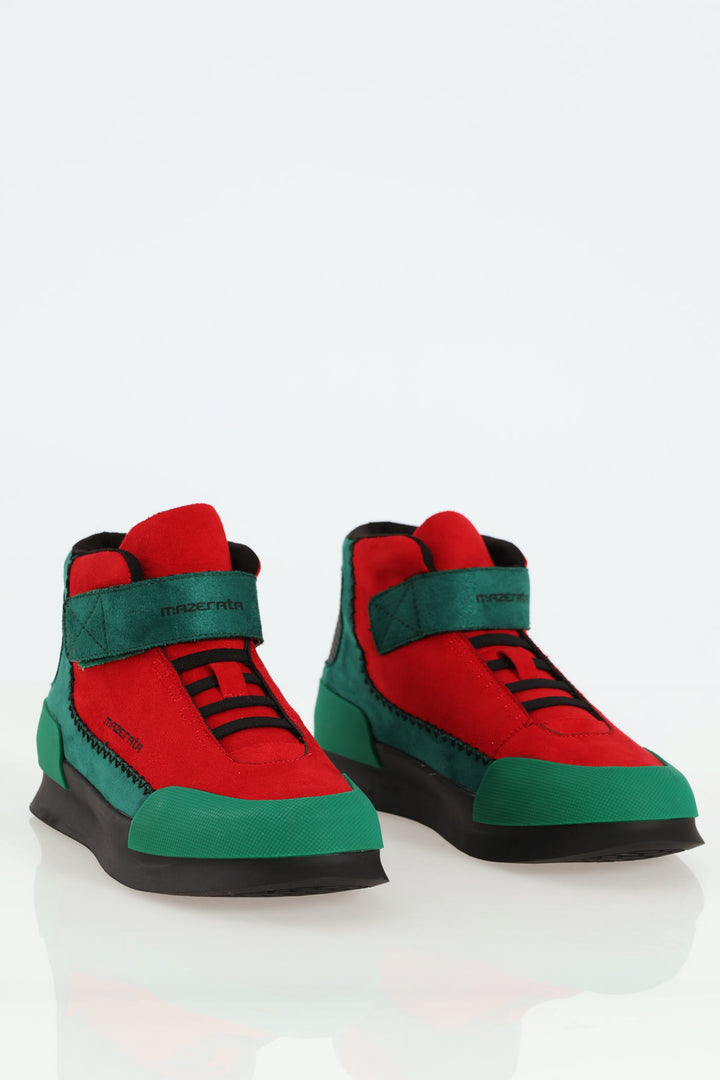 Hightop Sneaker - Red