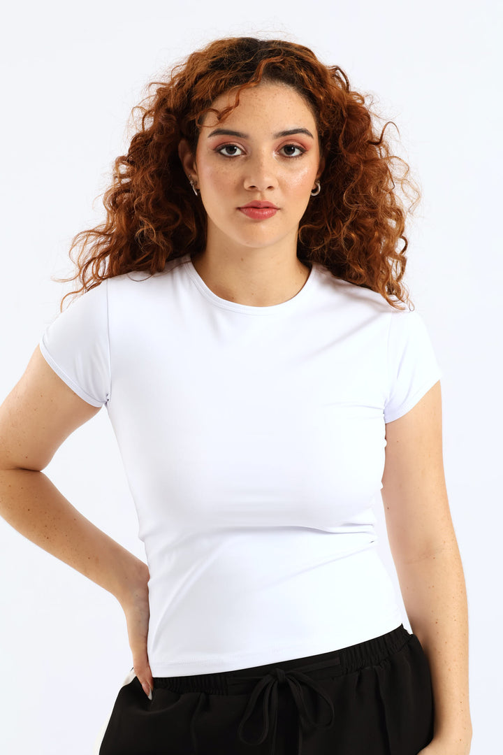 Skin Tight Tee - White