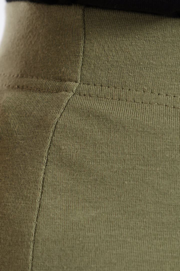 Mid Thigh Cycle Short - Artichoke Green
