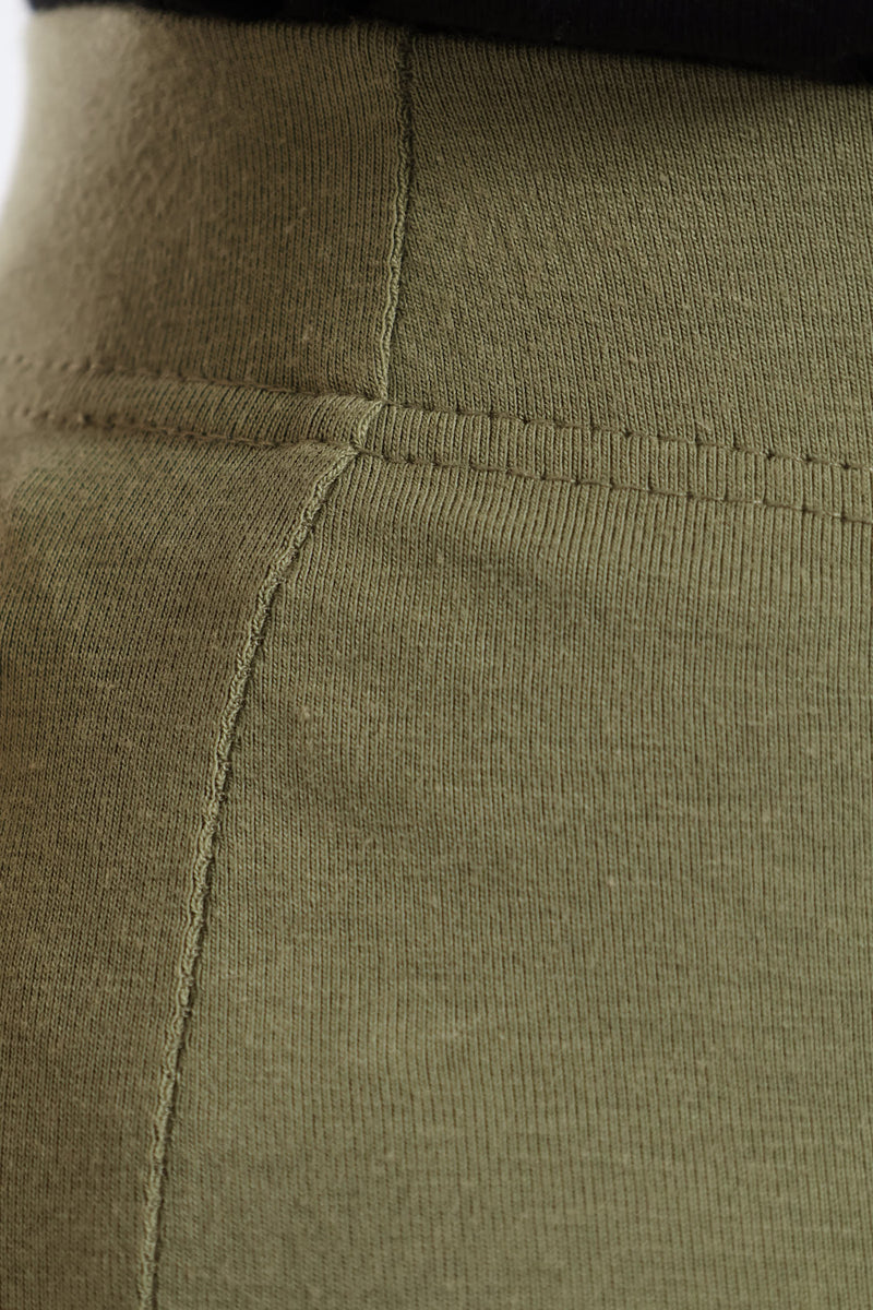 Mid Thigh Cycle Short - Artichoke Green