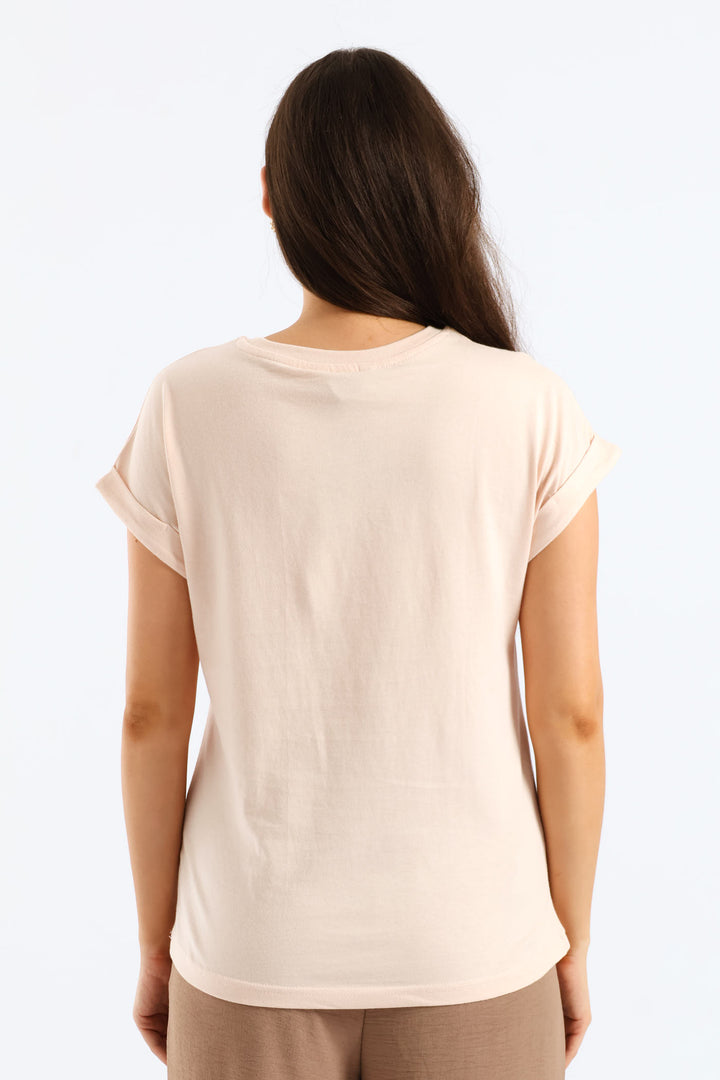 Flower Market Muscle Tee - Blush