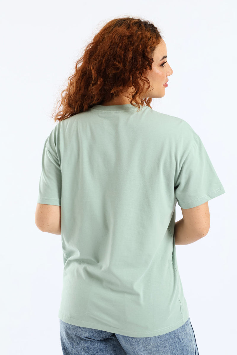 Perforate Oversized Shirt - Olive