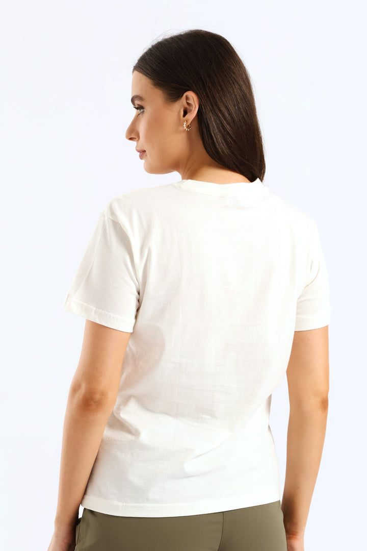 Today Is Yours Brushstroke Tee - Cream