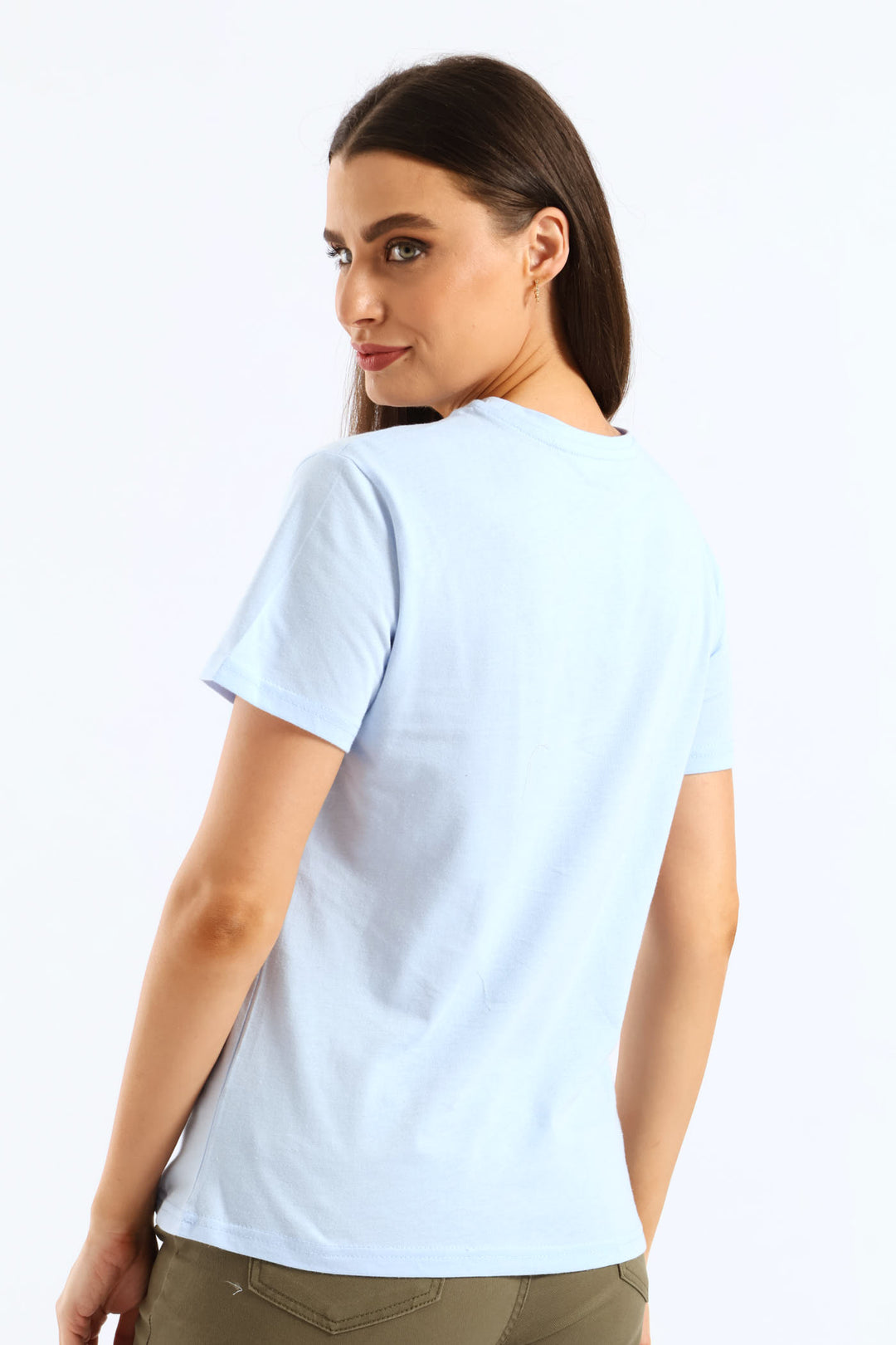Made To Bloom Tee - Pale Blue