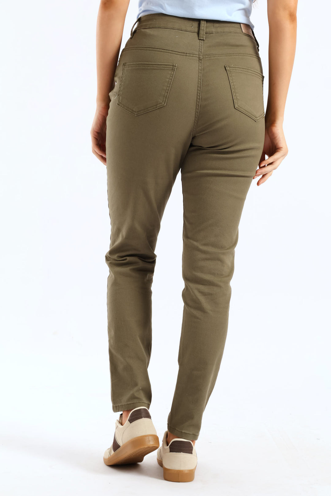 High Waist Skinny Denim - Dark Fatigue