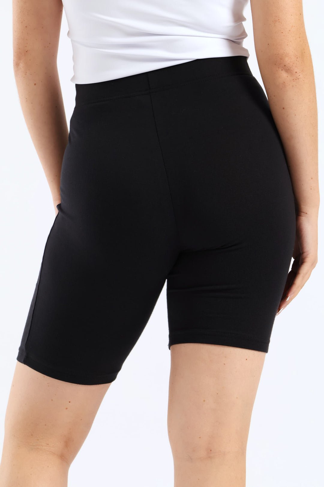 Mid Thigh Cycle Short - Black