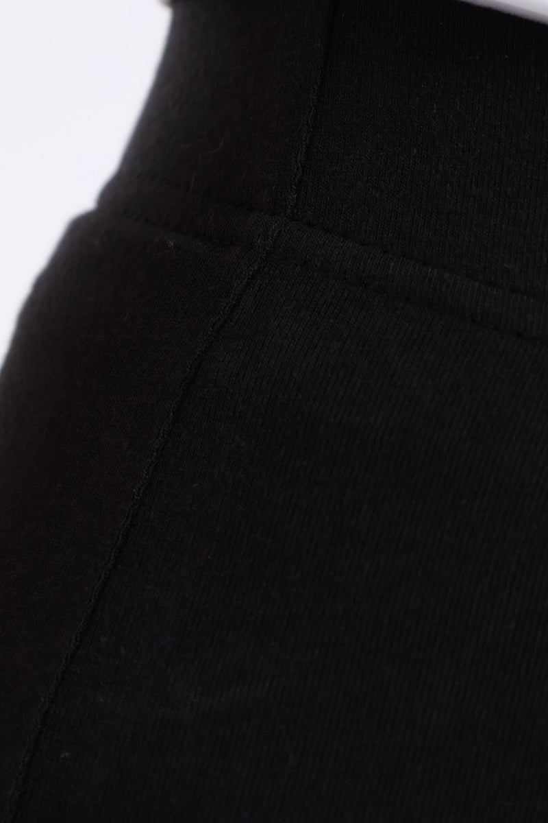 Mid Thigh Cycle Short - Black