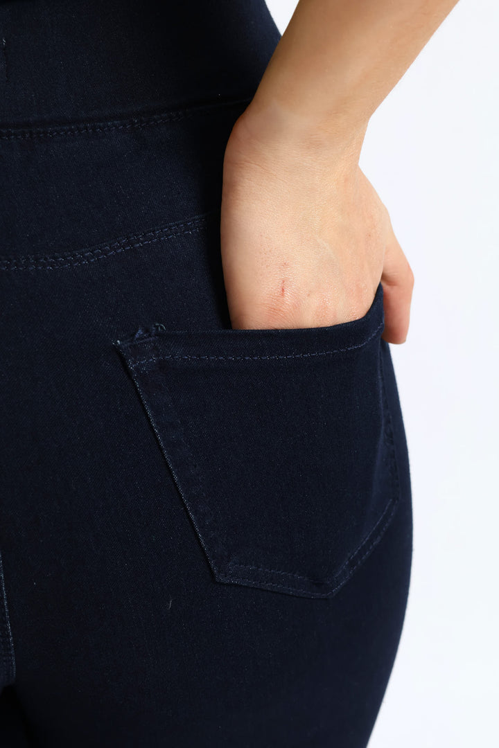 Skinny Jegging - Dark Wash