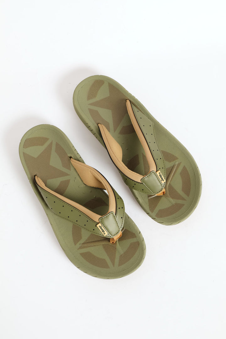 Cherokee Thong Sandal - Olive