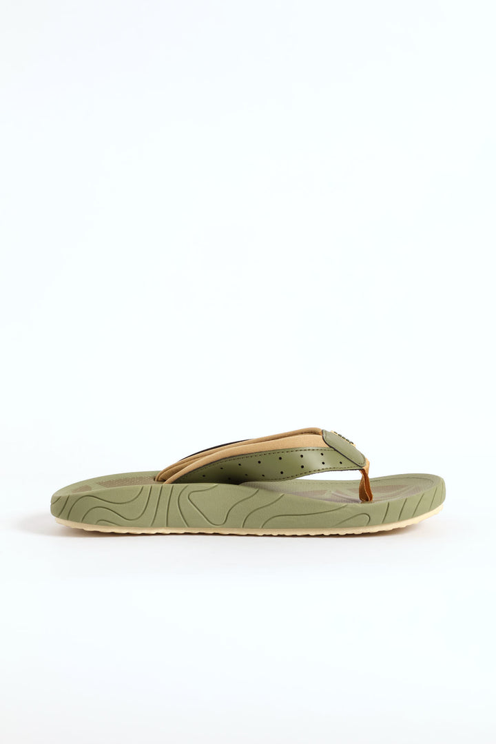Cherokee Thong Sandal - Olive