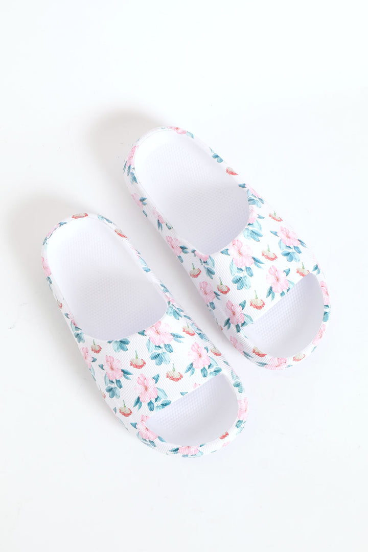 Printed Eva Mule Sandal - Blush