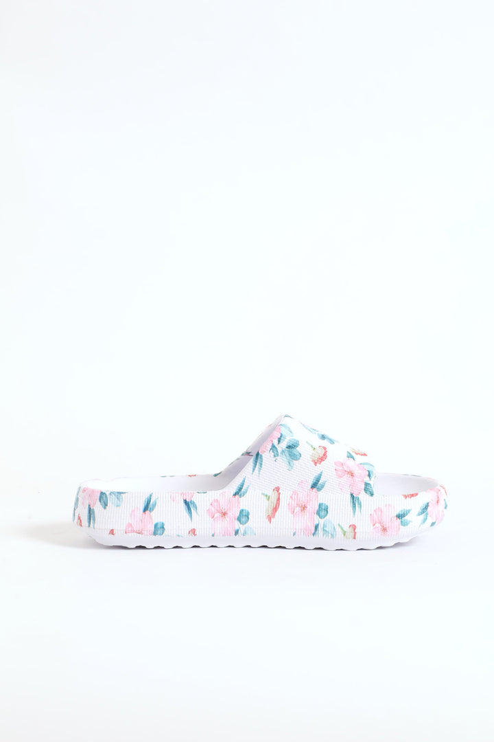 Printed Eva Mule Sandal - Blush