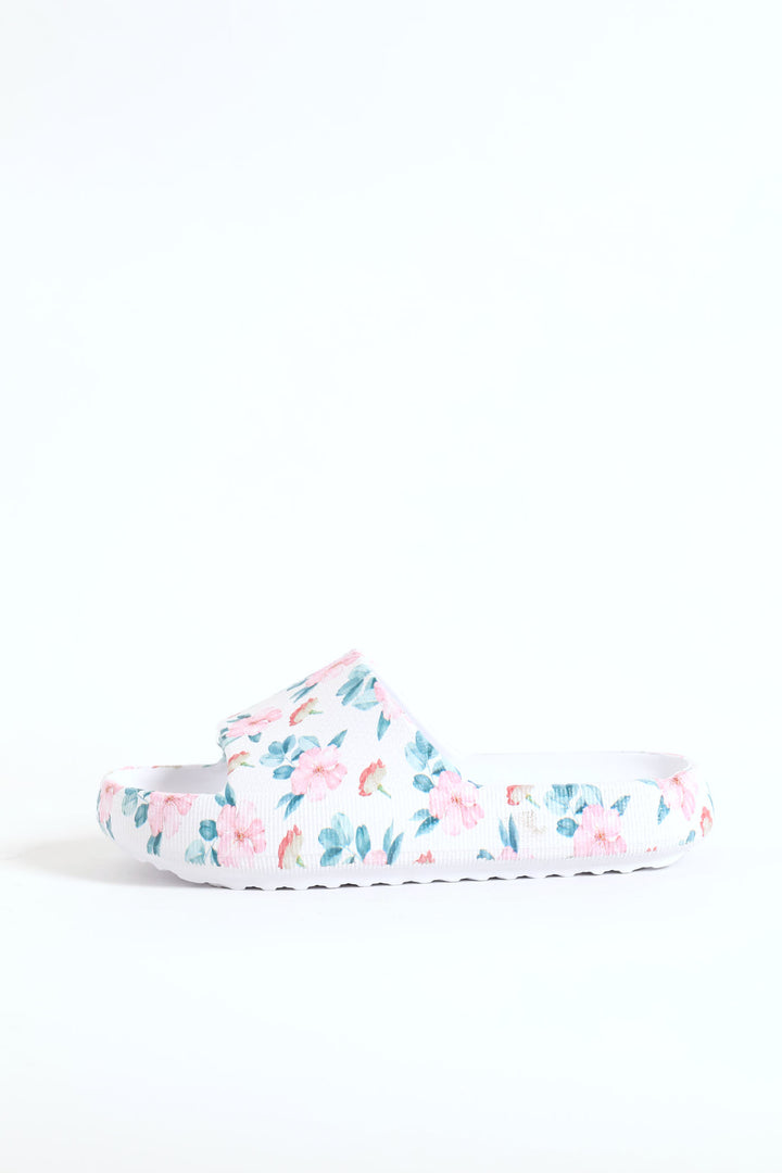 Printed Eva Mule Sandal - Blush