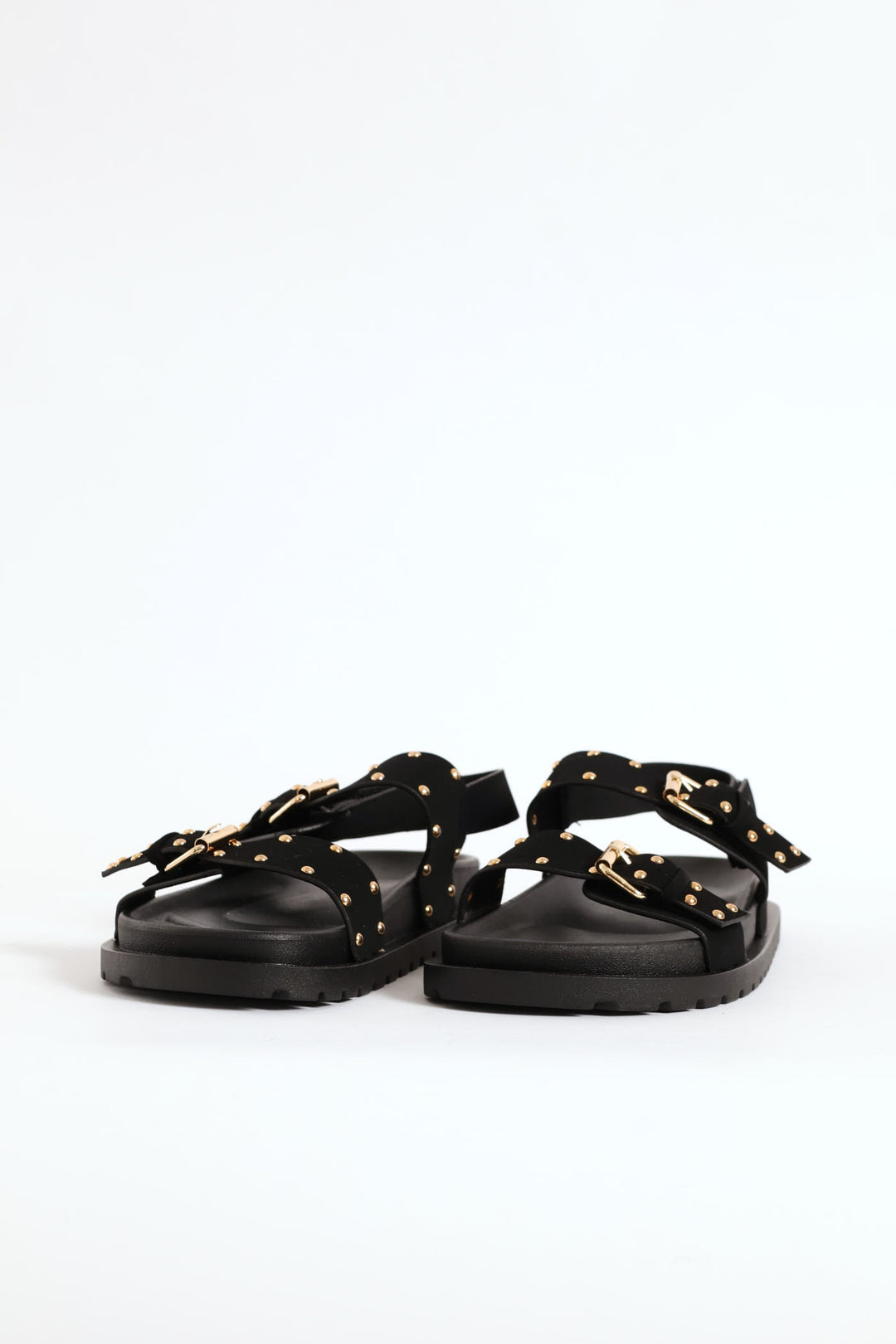 Girls Studded Chunky Sandal - Black