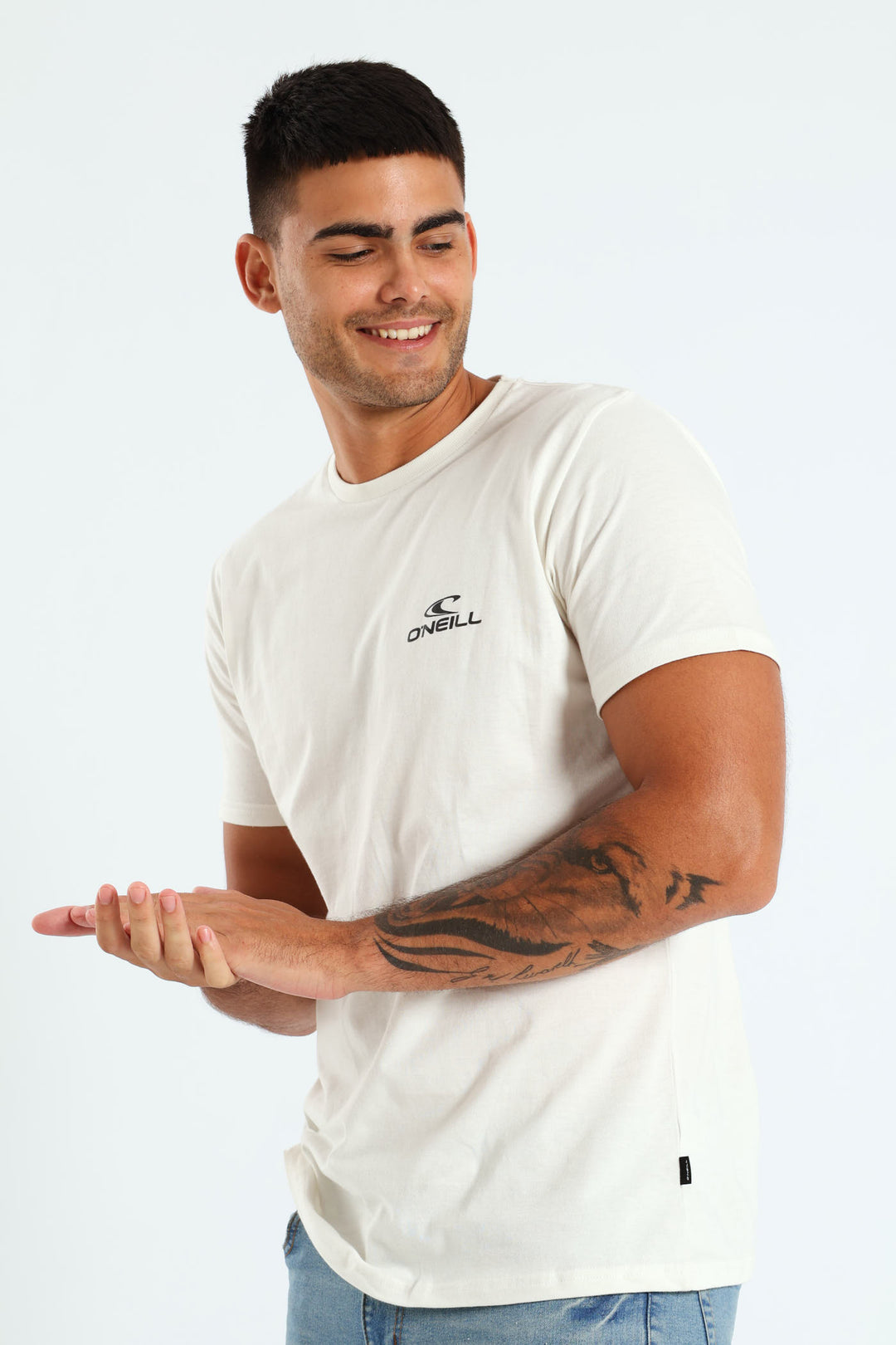 Locked Up Small Tee - White