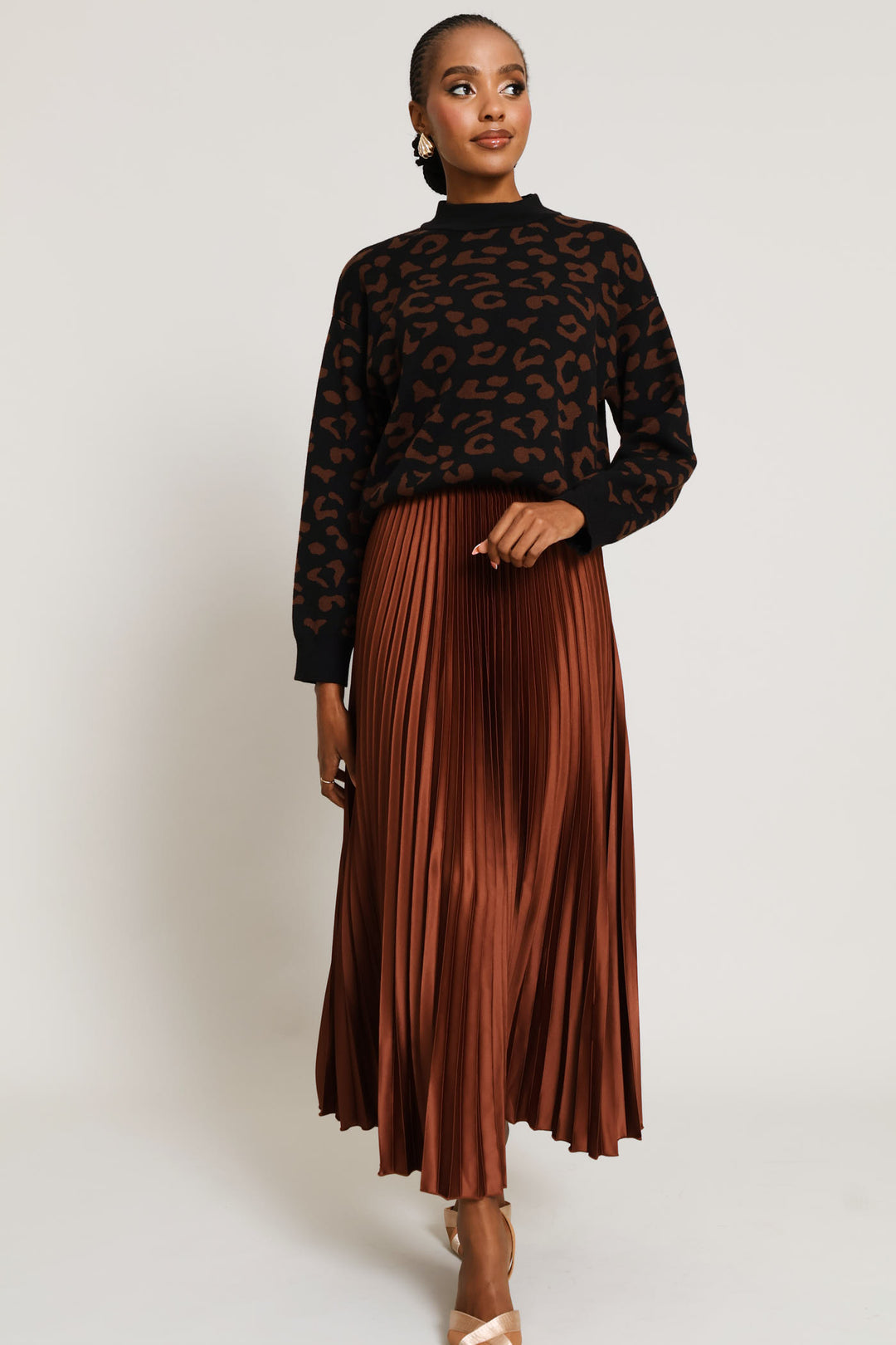 Animal Pullover - Black/Brown