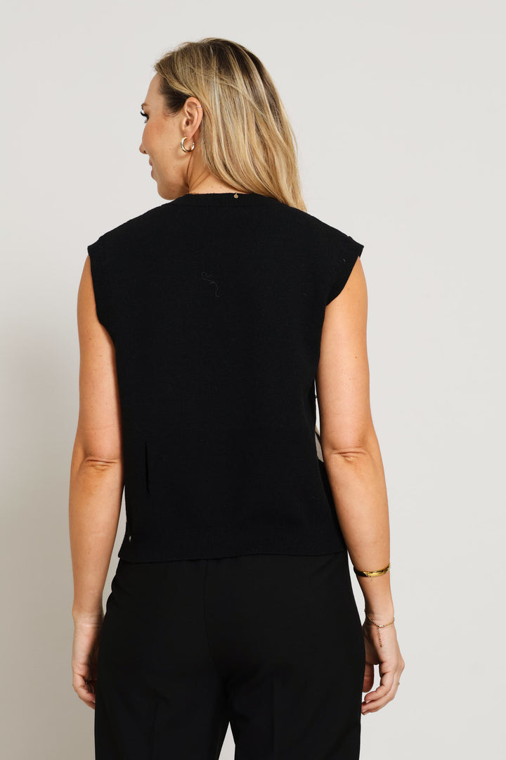 Argyle Vest - Neutral