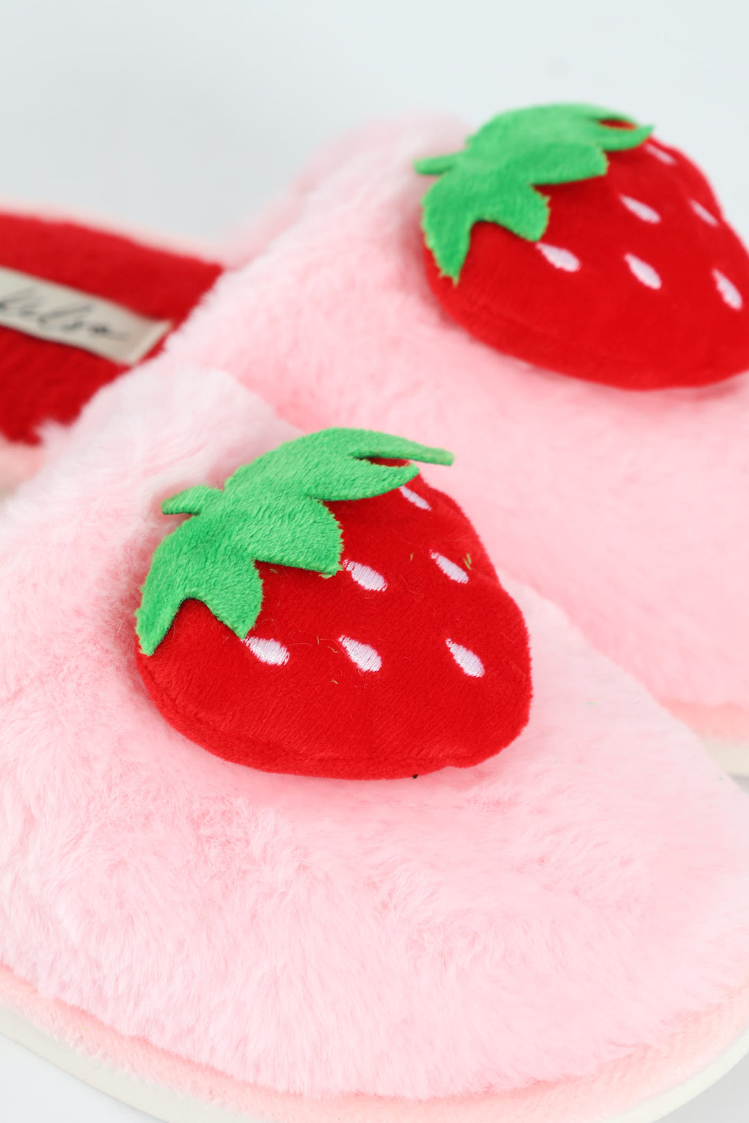 Strawberry Novelty Slipper - Pink