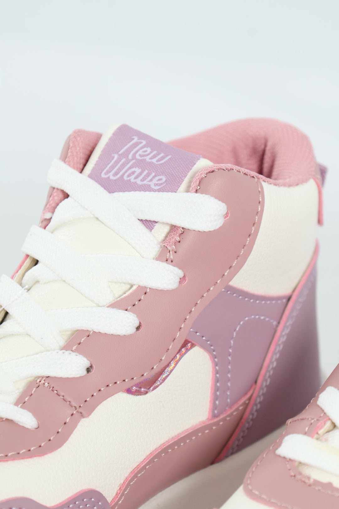 Girls Hi-Top Sneaker - Lilac