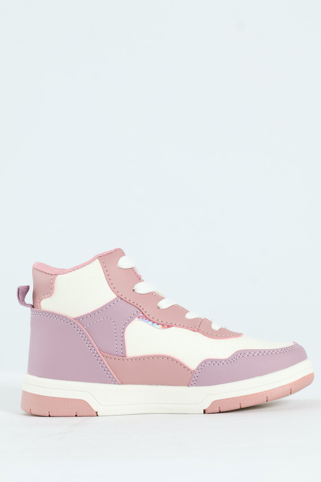 Girls Hi-Top Sneaker - Lilac