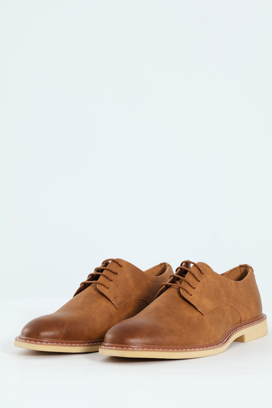Smart Casual Lace Up Derby - Tan