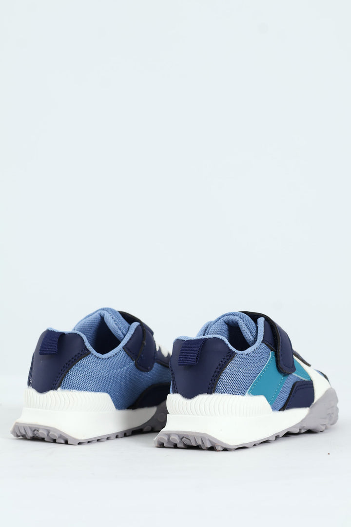 Pre-Boys Retro Sneaker - Blue