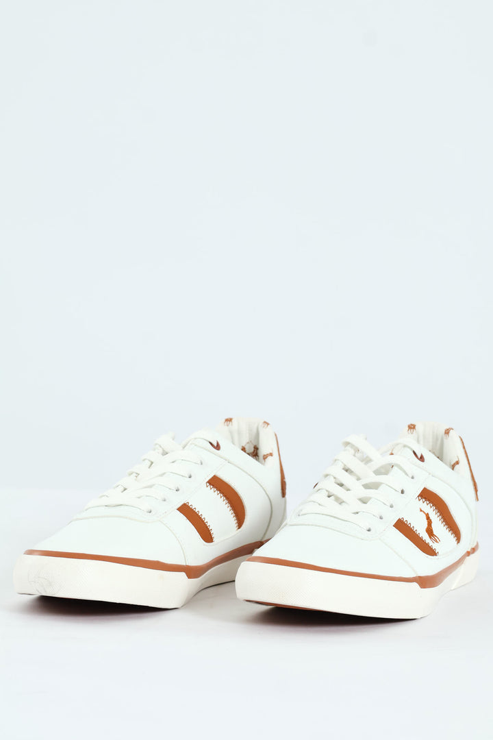Basic Side Flash Sneaker - White