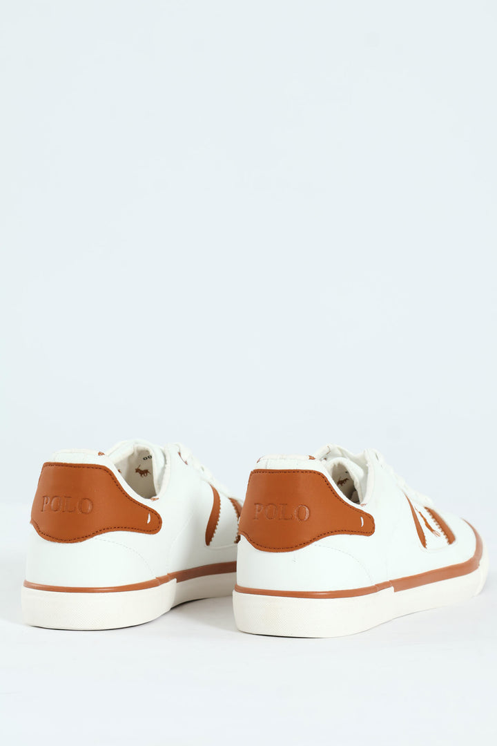 Basic Side Flash Sneaker - White