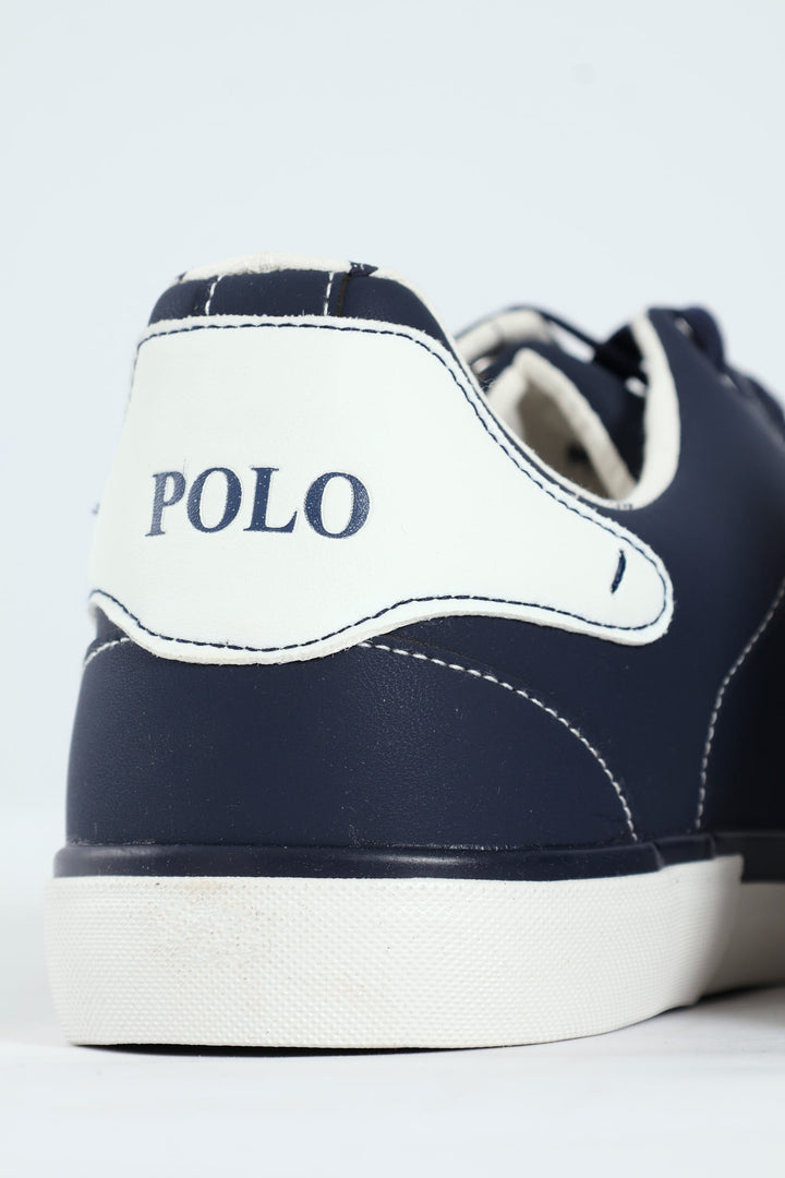 Basic Side Flash Sneaker - Navy